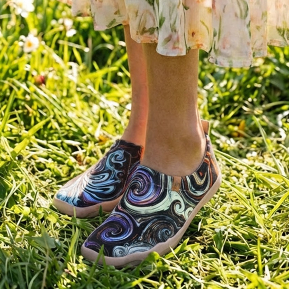 Uin Starry Night Art Travel Shoes